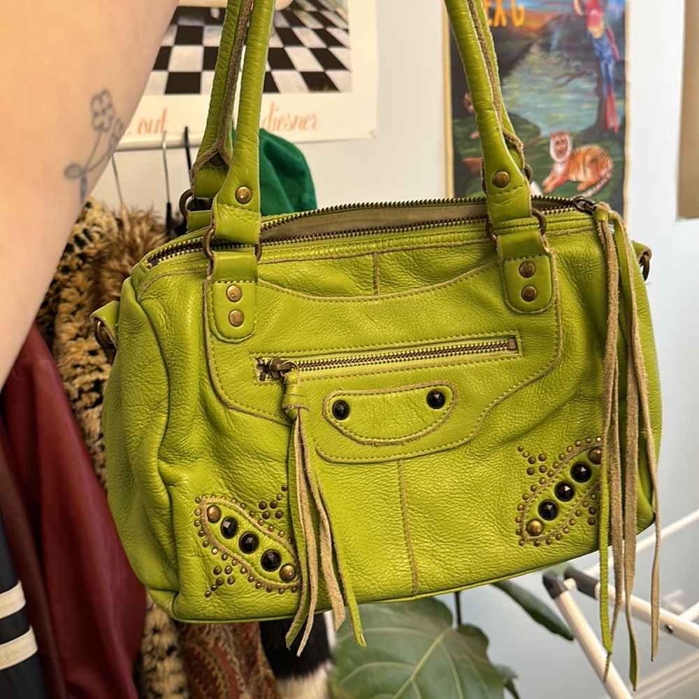 Vintage Lime Green Bag